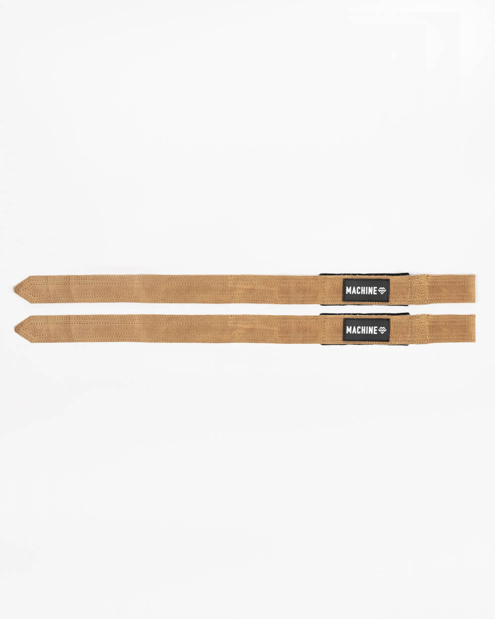 Sahara Tan Premium Leather Lifting Straps