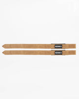 Sahara Tan Premium Leather Lifting Straps