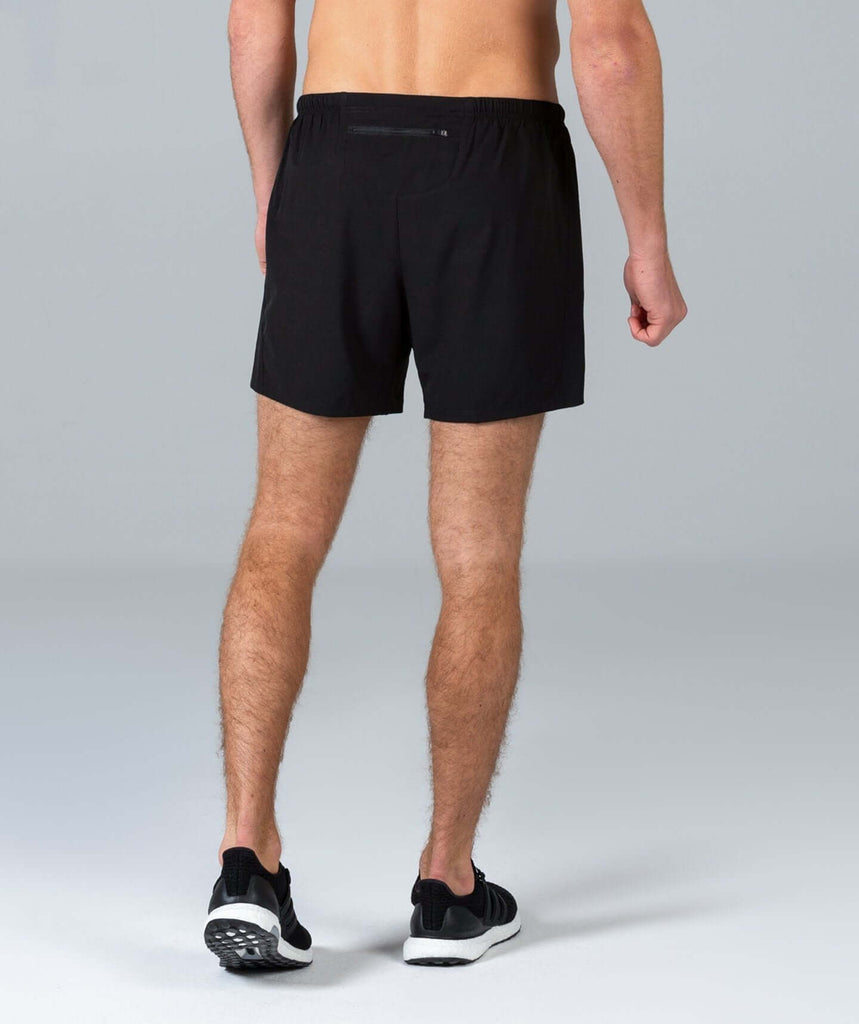 6 Inch Sports Shorts (Black) - Machine Fitness