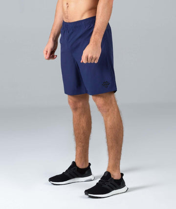 8 Inch Sports Shorts (Navy) - Machine Fitness