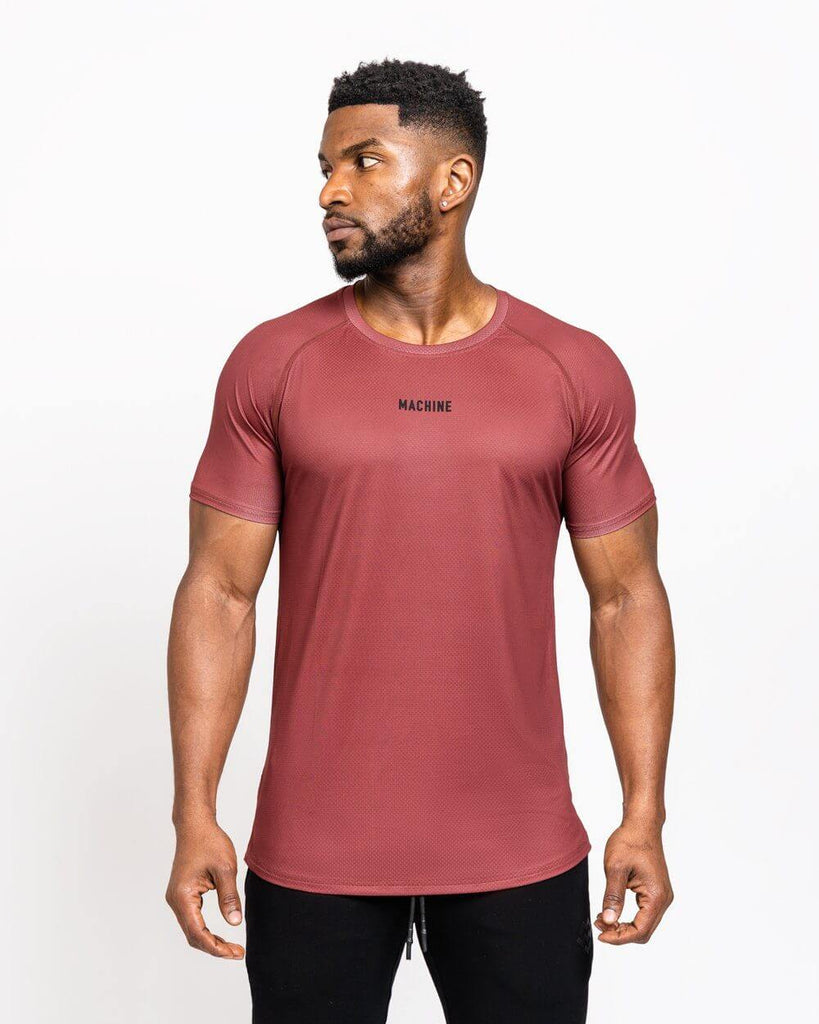 Agile Performance T-Shirt (Burnt Henna) - Machine Fitness