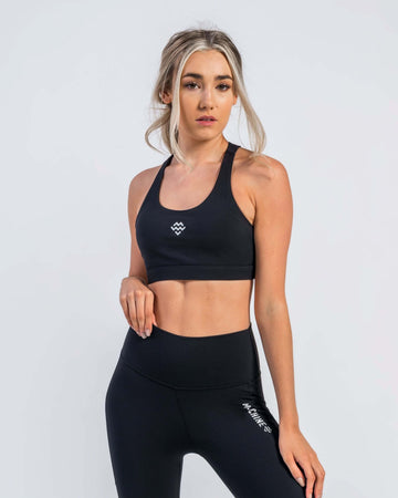 Core Sports Bra (Black) - Machine Fitness