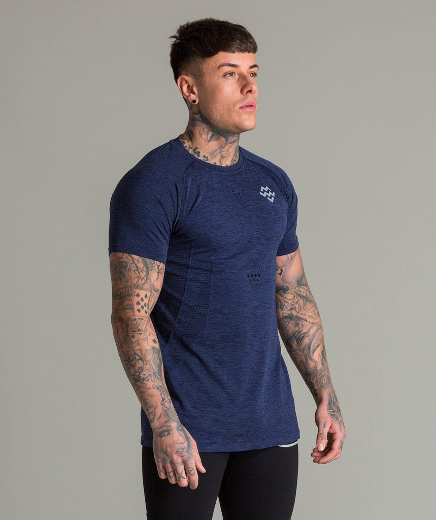 Exo-Knit T-Shirt (Navy) - Machine Fitness