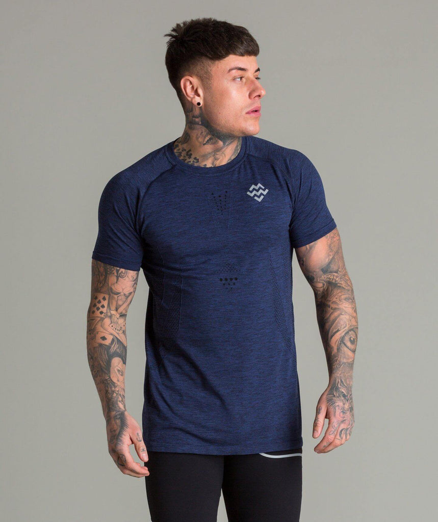 Exo-Knit T-Shirt (Navy) - Machine Fitness