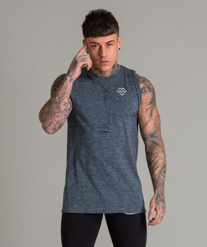 Exo-Knit Tank (Charcoal/Black) - Machine Fitness