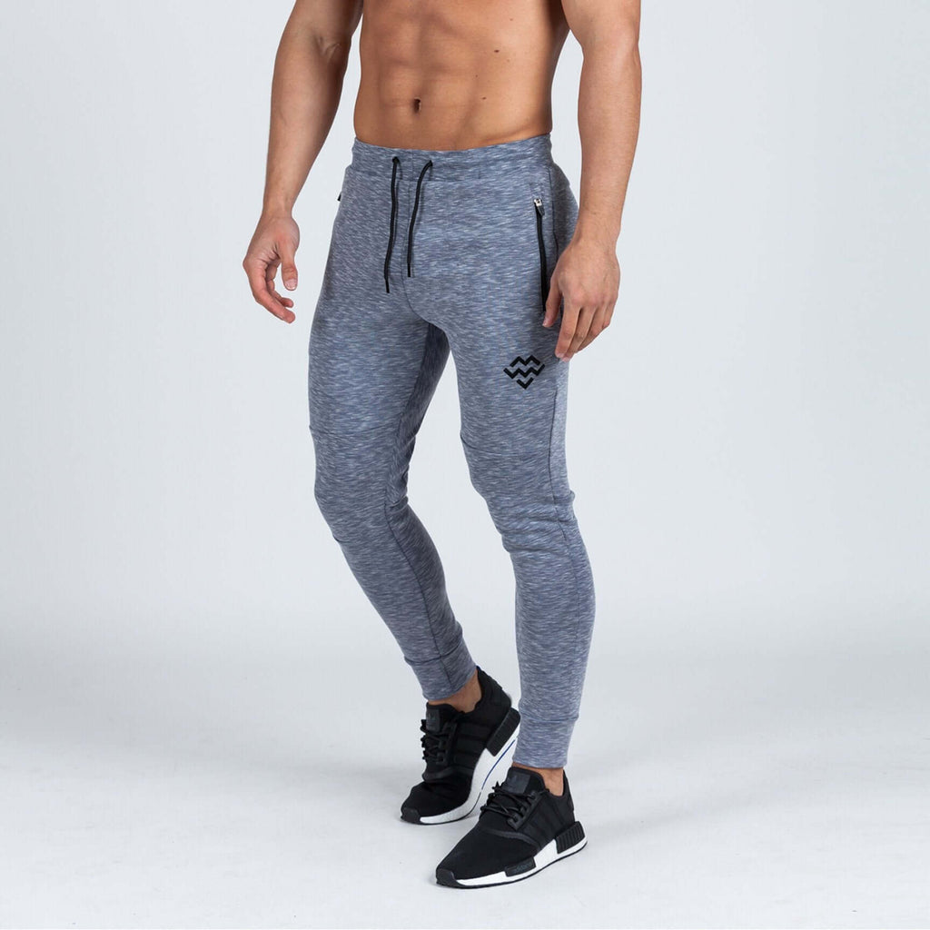 Futura Therma-Tech Cuffed Tapered Bottoms (Grey Slub) - Machine Fitness