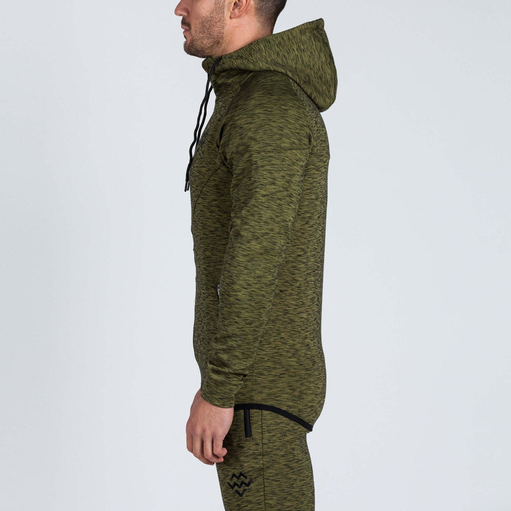Futura Therma-Tech Full-Zip Hoodie (Khaki Slub) - Machine Fitness