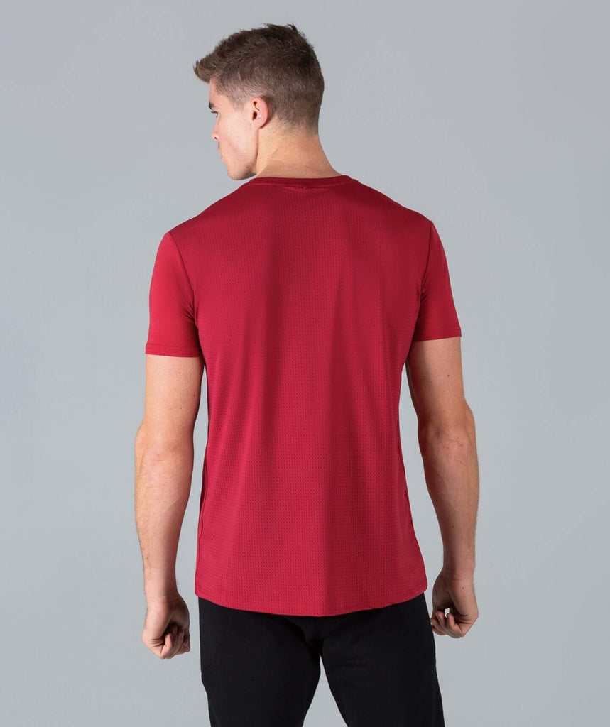 HyperFit V3 T-Shirt (Burgundy) - Machine Fitness