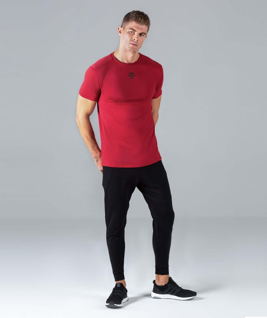 HyperFit V3 T-Shirt (Burgundy) - Machine Fitness