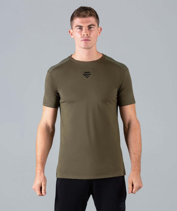 HyperFit V3 T-Shirt (Khaki) - Machine Fitness