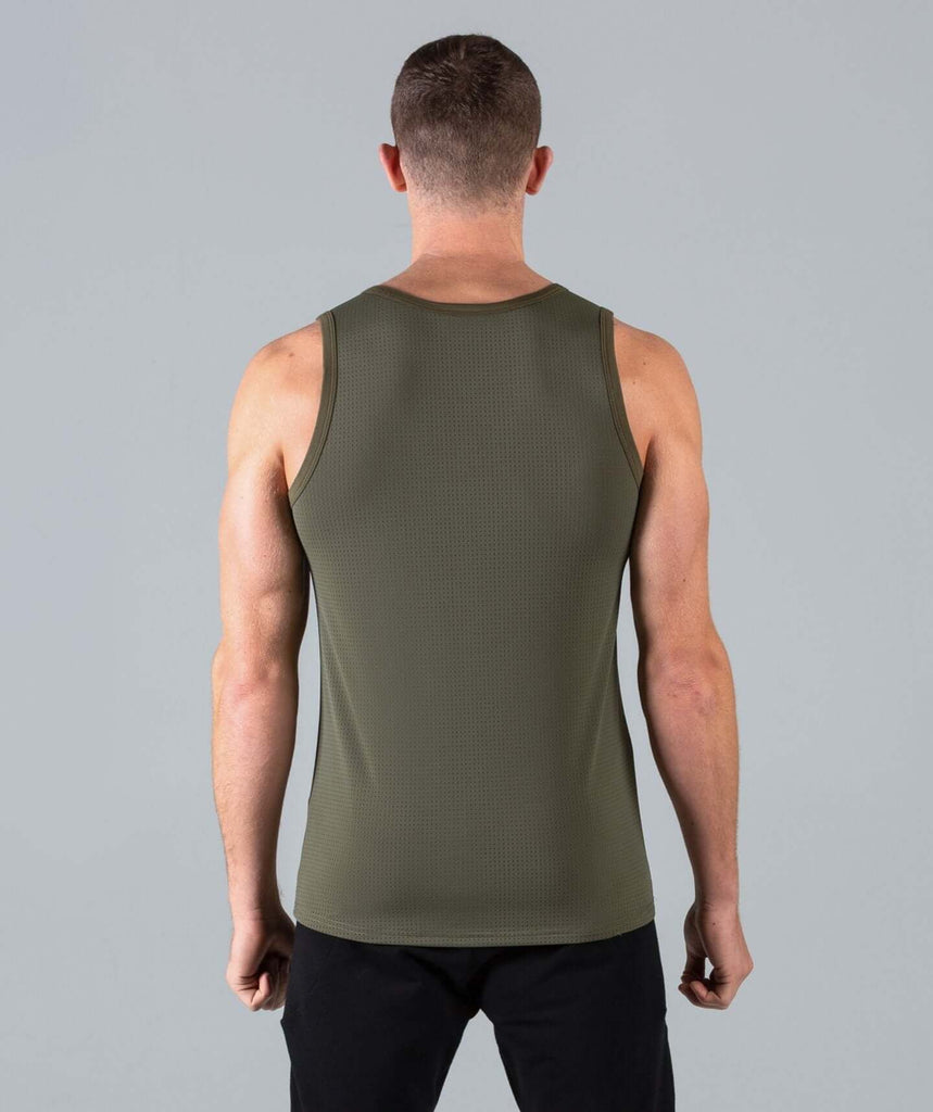 HyperFit V3 Tank (Khaki) - Machine Fitness