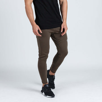 Intensity Fitted Tapered Bottoms (Khaki) - Machine Fitness