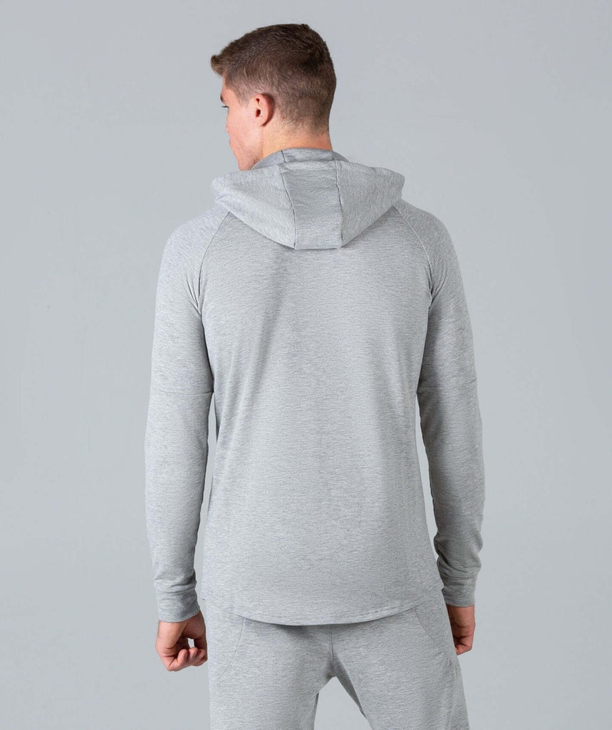 Intensity+ Zip Hoodie (Marl Grey) - Machine Fitness