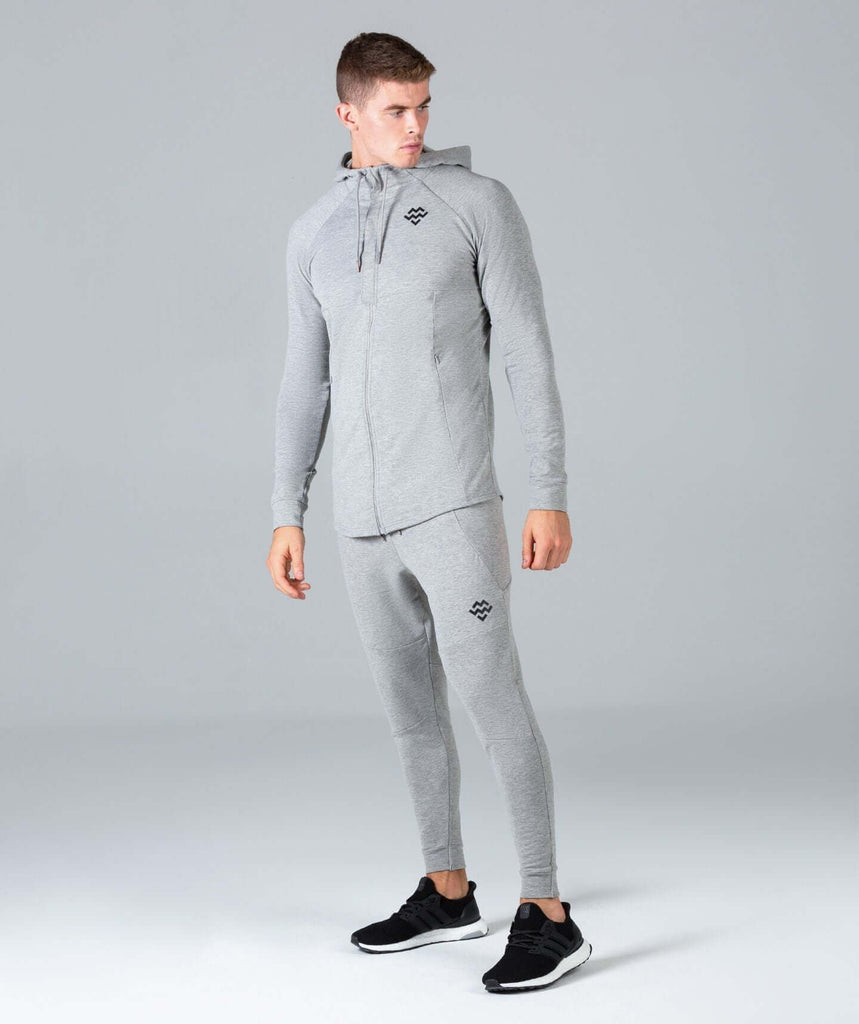 Intensity+ Zip Hoodie (Marl Grey) - Machine Fitness