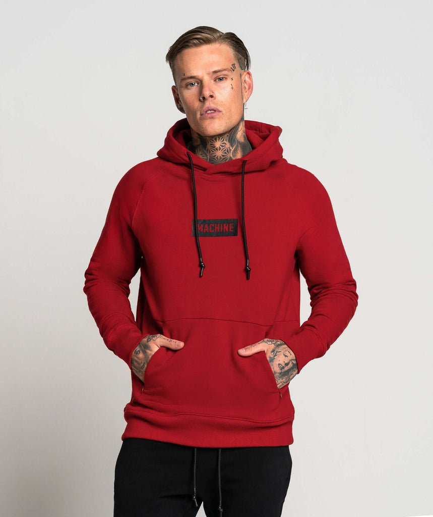 Pursuit Stampd Pullover (Deep Red) - Machine Fitness