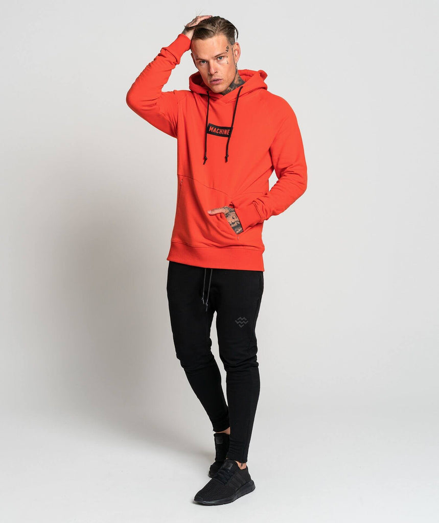 Pursuit Stampd Pullover (Orange) - Machine Fitness