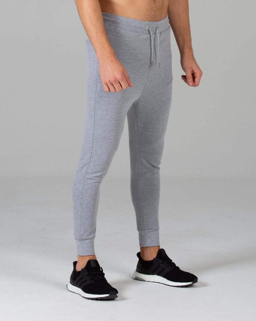 Rated Fitted Tapered Joggers (Grey) - Machine Fitness