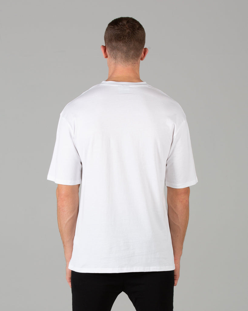 Rated Script T-Shirt (White) - Machine Fitness