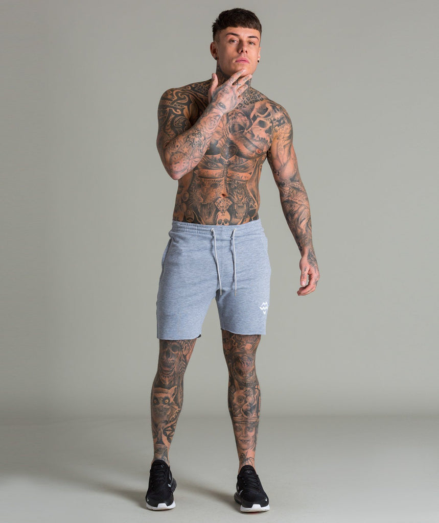 Raw Cut Intensity Shorts (Marl Grey) - Machine Fitness