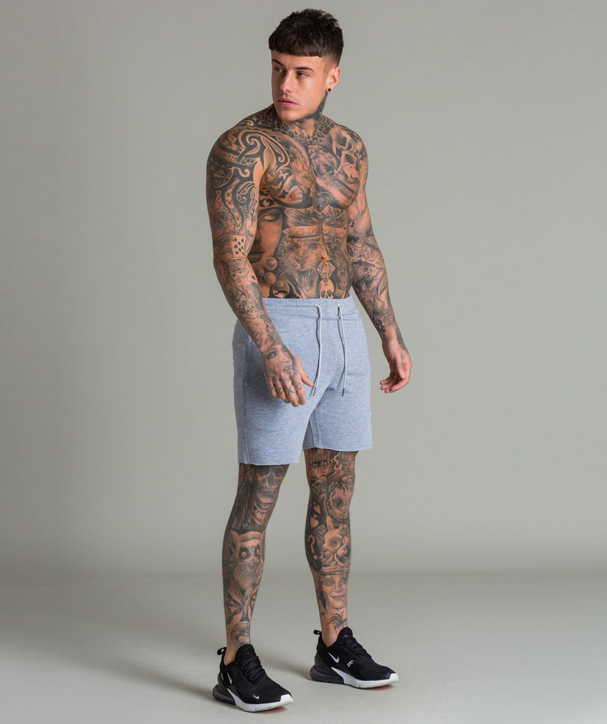 Raw Cut Intensity Shorts (Marl Grey) - Machine Fitness