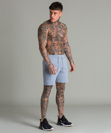 Raw Cut Intensity Shorts (Marl Grey) - Machine Fitness