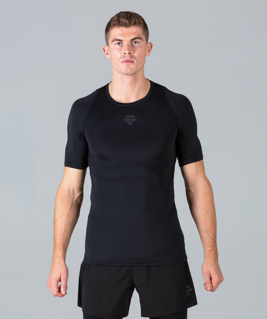 Rush Base Layer Short Sleeve (Black) - Machine Fitness