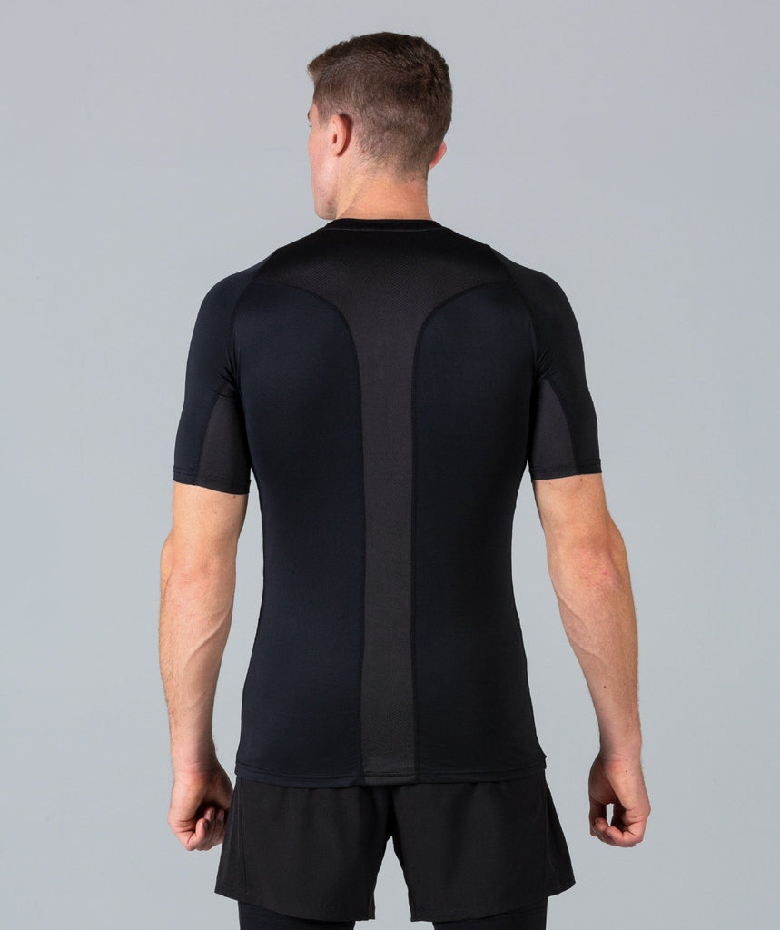 Rush Base Layer Short Sleeve (Black) - Machine Fitness