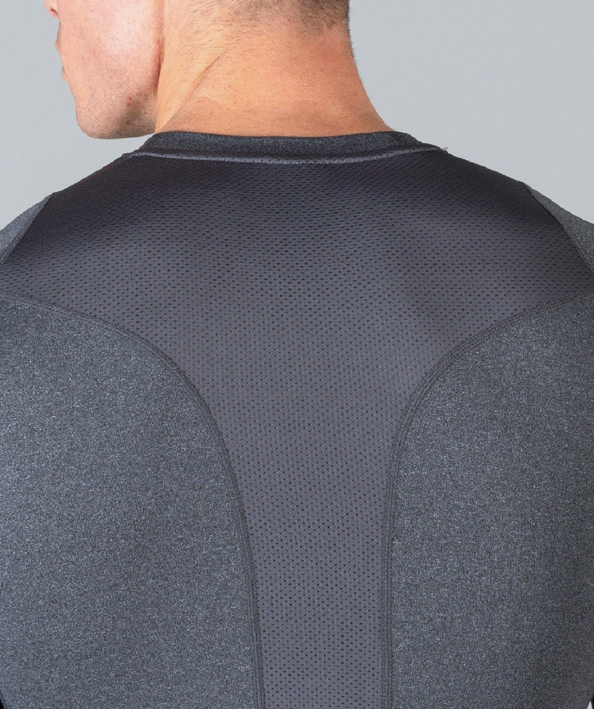 Rush Base Layer Short Sleeve (Grey) - Machine Fitness