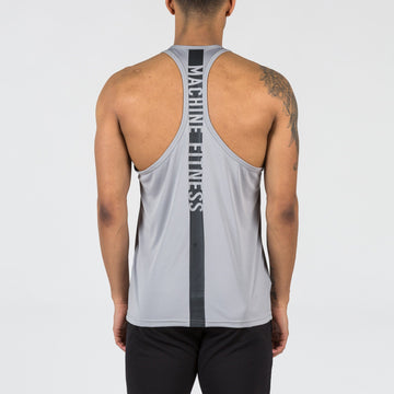 Strike Stringer Vest (Grey) - Machine Fitness