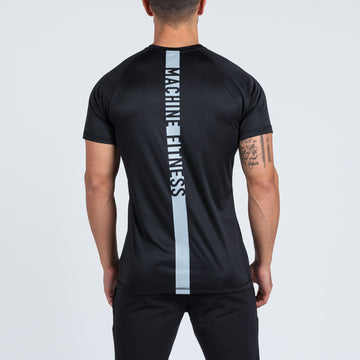 Strike T-Shirt (Black/Grey) - Machine Fitness