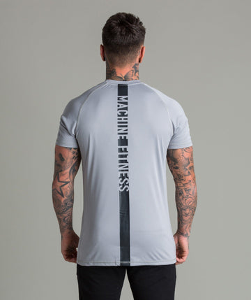 Strike T-Shirt (Grey) - Machine Fitness