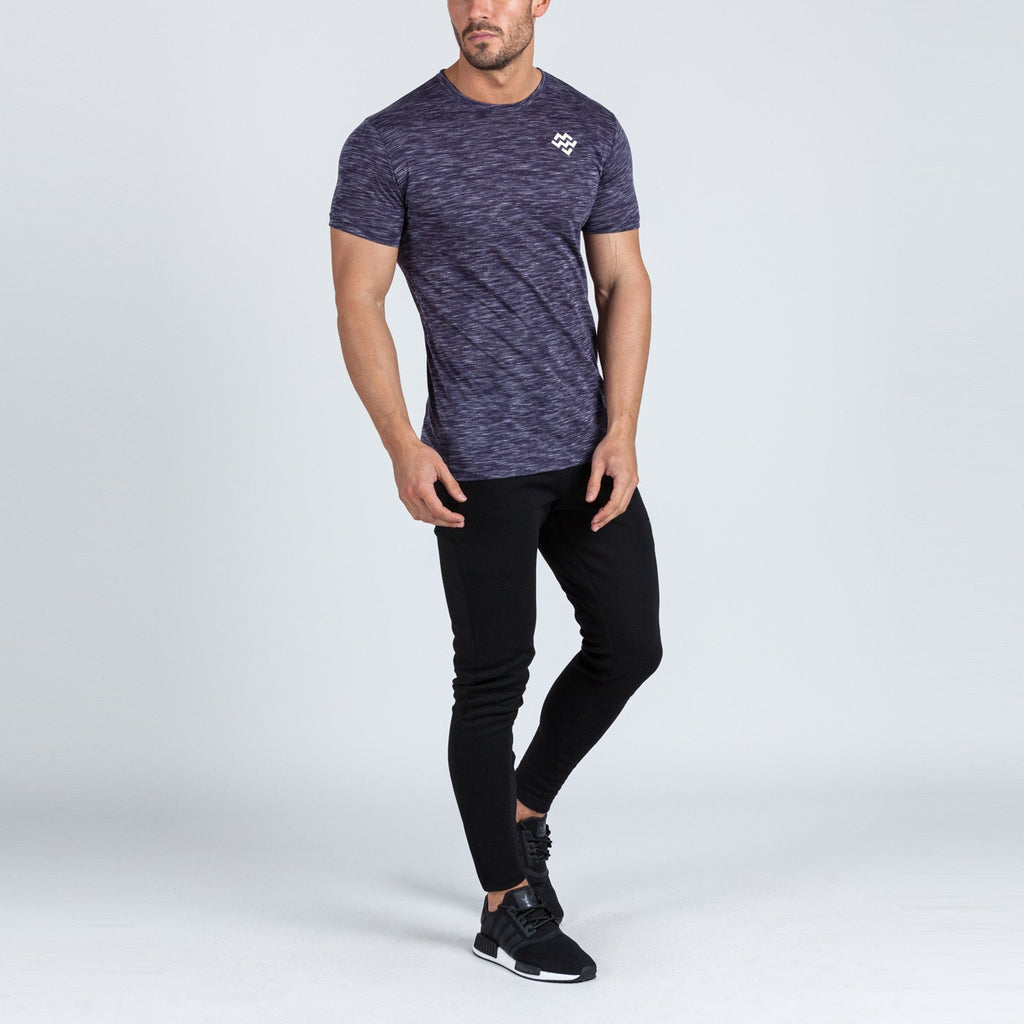 V2 Futura Mens T-Shirt Small Logo (Deep Purple) - Machine Fitness